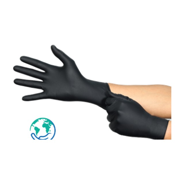 Microflex MICROFLEX 94-242 정전기 분산 장갑 (블랙)